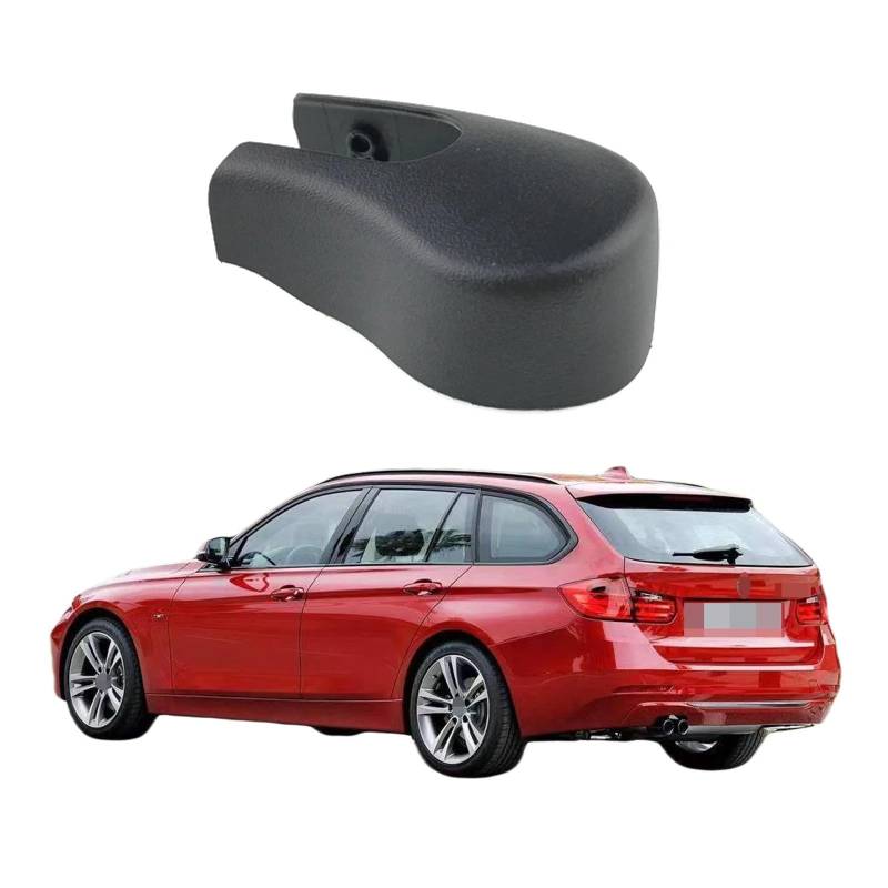 JINFOLI Heckscheiben-Scheibenwascher-Wischerarm-Mutter-Abdeckkappe, for BMW, for 3er Touring F31 2011–2019, Autozubehör Abdeckkappe der hinteren Wischerarmwaschanlage von JINFOLI