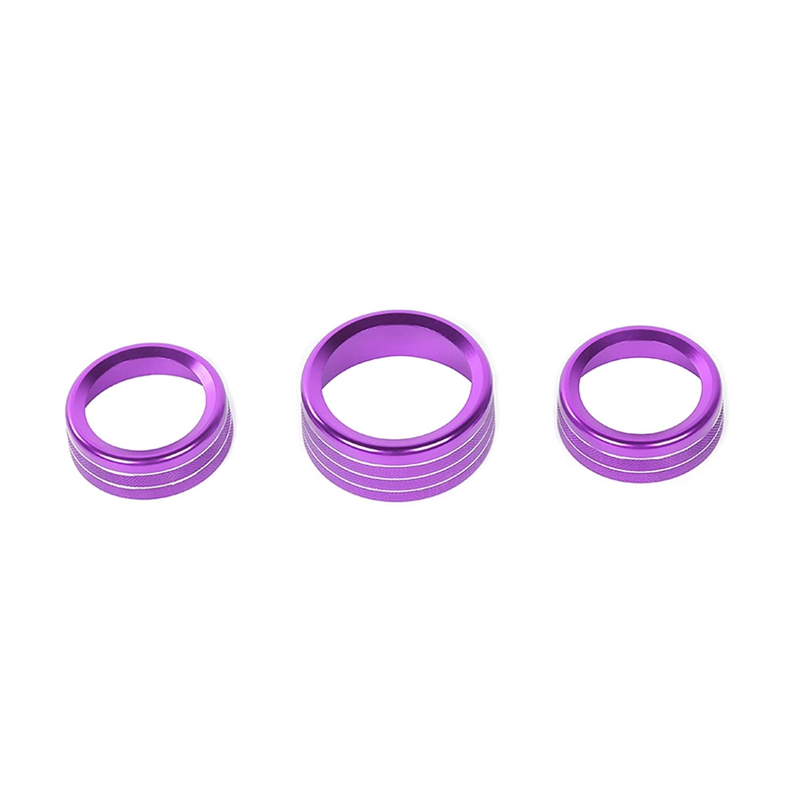 JINFOLI Innenausstattung Auto-Klimaanlage Audio-Schalterknopf Zierringabdeckung, for DODGE, Challenger 2015+, for DODGE, Charger 2015+ Luftauslass-Entlüftungsabdeckung(Purple) von JINFOLI
