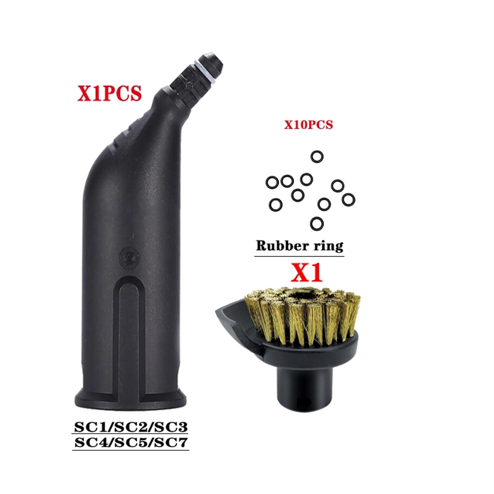 JINFOLI Karcher Dampf Staubsauger SC2 SC3 SC7 CTK10 Leistungsstarke düse Reinigung Pinsel Kopf Spiegel Werkzeug Pinsel Ersatzteile Zubehör Aufsätze für Dampfreiniger(Lavender) von JINFOLI