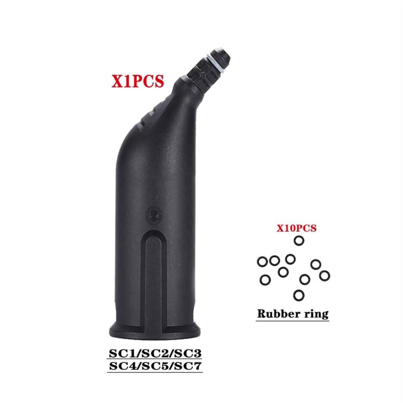 JINFOLI Karcher Dampf Staubsauger SC2 SC3 SC7 CTK10 Leistungsstarke düse Reinigung Pinsel Kopf Spiegel Werkzeug Pinsel Ersatzteile Zubehör Aufsätze für Dampfreiniger(Light Yellow) von JINFOLI