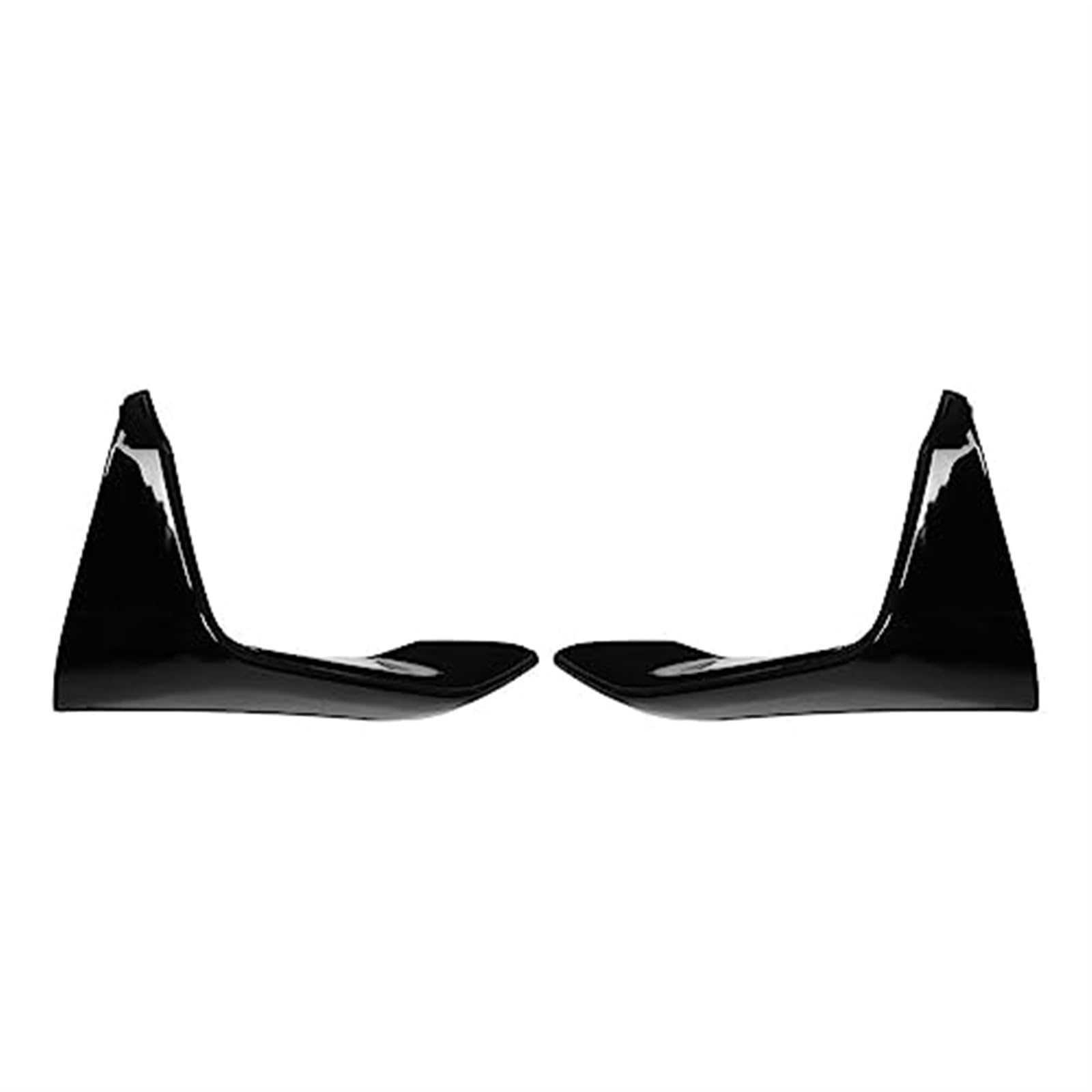 JINFOLI Paar Auto Frontstoßstange Splitter Lippendiffusor Body Kit, for, F80 M3 F82 F83 M4 2014-2020 Spoilerschürzen Schutzfolie Abdeckung Frontspoiler Frontspoiler(Black Glossy Black) von JINFOLI