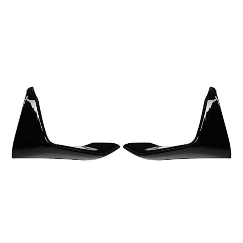 JINFOLI Paar Auto Frontstoßstange Splitter Lippendiffusor Body Kit, for, F80 M3 F82 F83 M4 2014-2020 Spoilerschürzen Schutzfolie Abdeckung Frontspoiler Frontspoiler(Black Glossy Black) von JINFOLI