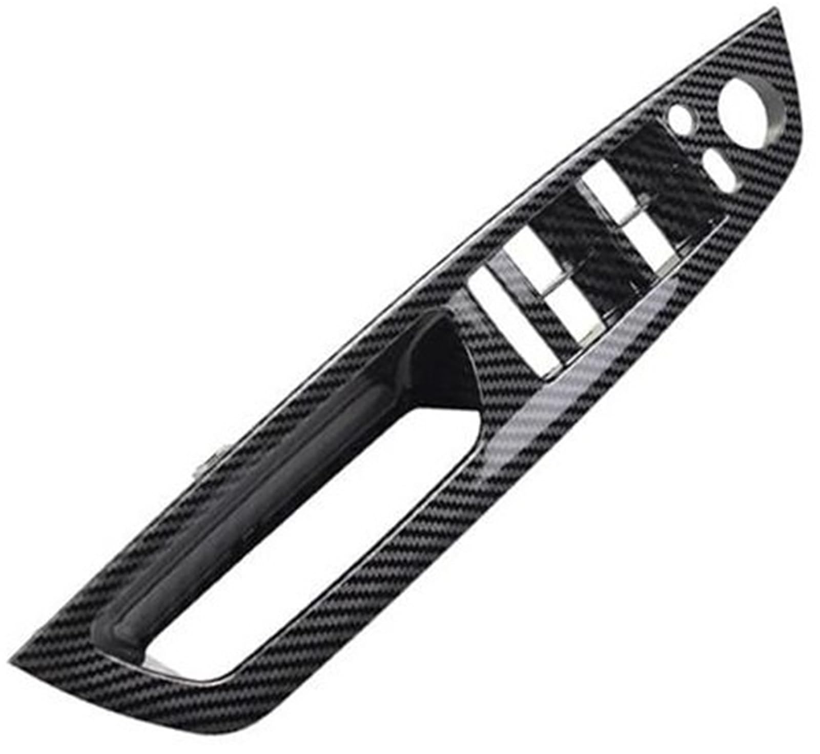 JINFOLI Rechts Links Auto Innentür Panel Griff Pull Trim Abdeckung Auto Innen Zubehör, for, E70 X5 E71 E72 X6 SAV 51416969401 Innentürgriffe(LHD-Carbon Fiber) von JINFOLI