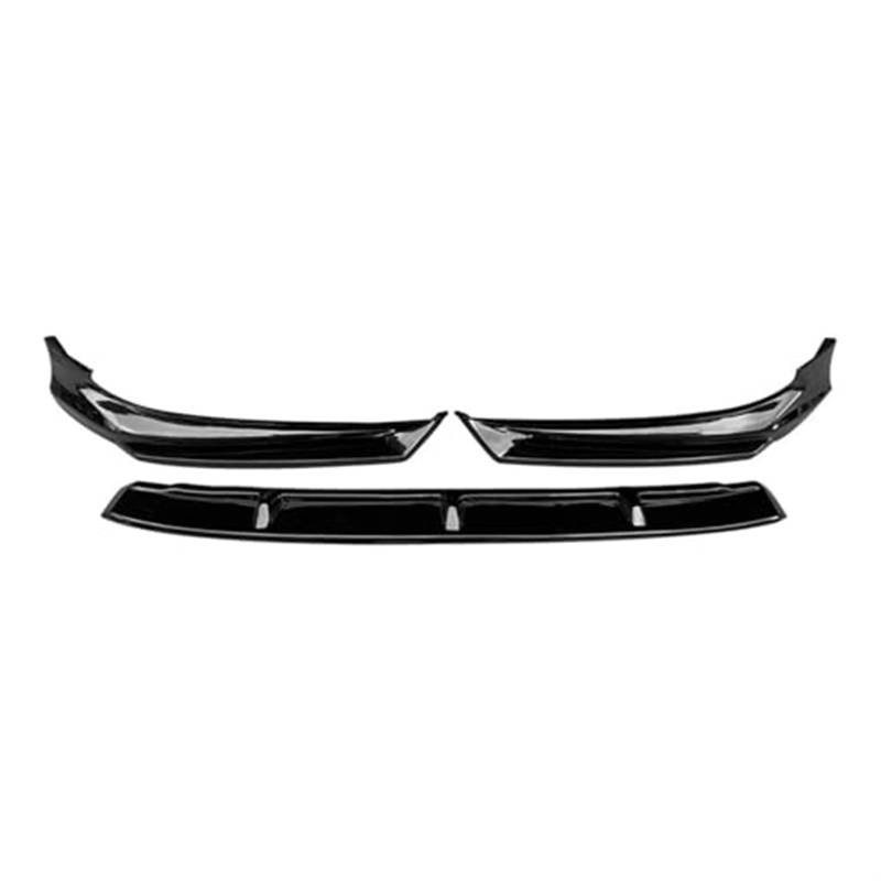 JINFOLI Refit Frontlippe Frontspoiler Frontstoßstange Anti-Kollision Anti-Kratz-Streifen glänzend schwarz, for Mazda, 6 2020 2021 ATEZA Frontspoiler Frontspoiler(Black Gloss Black) von JINFOLI