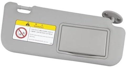 JINFOLI Seitliche Sonnenblende, for Corolla, 2014 2015 2016 2017 1 Stück Auto-Sonnenblendenpanel mit Schminkspiegel links rechts Beige Grau 74320-02B21 Vordere seitliche Sonnenblende Sonnenschutzblend von JINFOLI