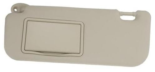 JINFOLI Seitliche Sonnenblende, for Corolla, 2014 2015 2016 2017 1 Stück Auto-Sonnenblendenpanel mit Schminkspiegel links rechts Beige Grau 74320-02B21 Vordere seitliche Sonnenblende Sonnenschutzblend von JINFOLI