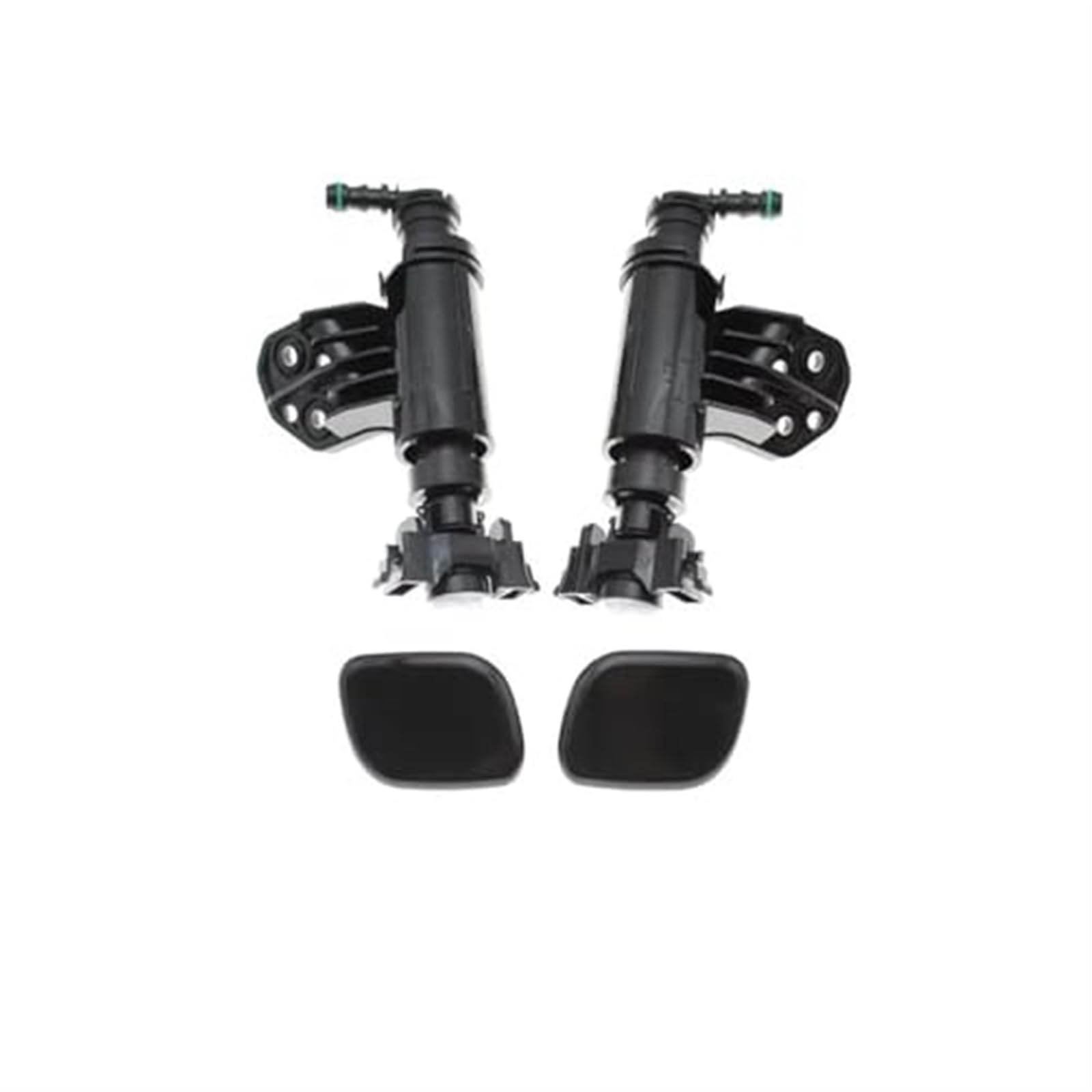 JINFOLI Vorne links rechts Scheinwerfer Waschanlage Düse Pumpe Zylinderdeckel Jet, for Hyundai, Tucson Scheibenwischermotor(BLACK SET) von JINFOLI