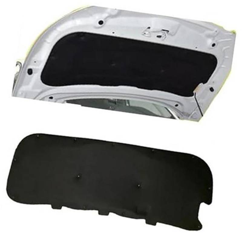 JINFOLI Wärme-Schallmatte, Isolierungswattepad, for Peugeot, 308 T8 T9 2012 2013 2014 2015 2016 2017 2018 2019 2020 Isolierung(Black T9 2016-2019) von JINFOLI