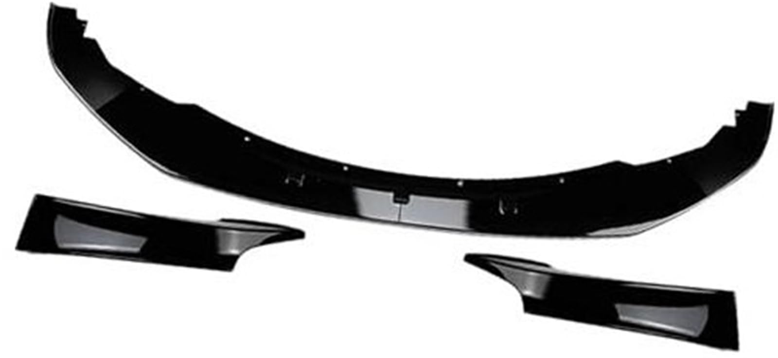 JINFOLI for, 1er F20 F21 2011 2012 2013 2014 2015 Auto-Frontsplitter-Seitenspoiler-Abdeckungsverkleidung Frontstoßstangen-Lippenspoiler Frontspoiler(Black Glossy Black) von JINFOLI