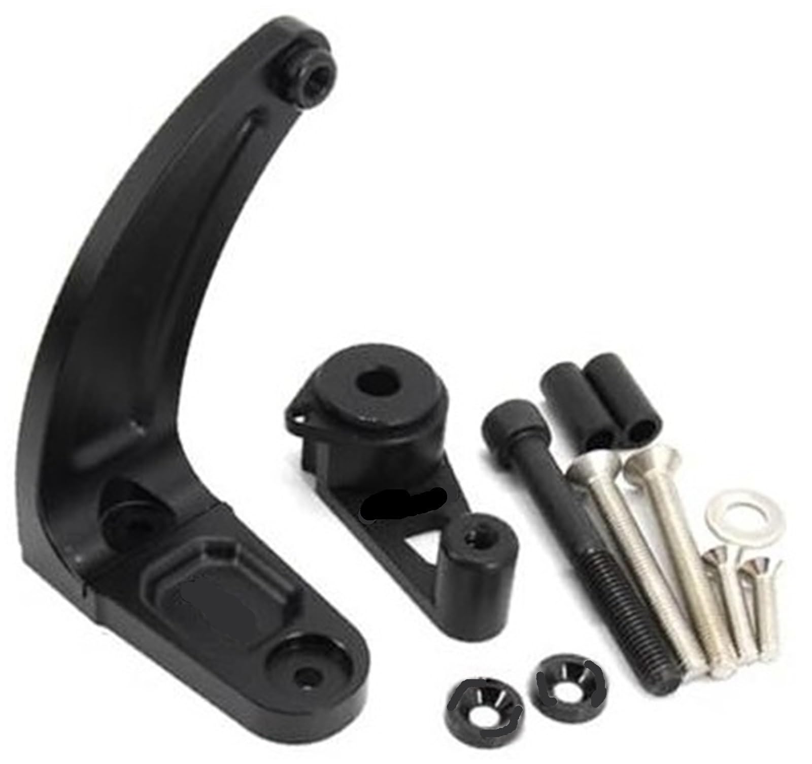 JINFOLI for Dualtron, 2 3, for Thunder, Ultra, for Raptor Elektroroller Lenkungsstabilisierungsdämpfer-Halterungssatz Lenkungsdämpfer(Black 1) von JINFOLI