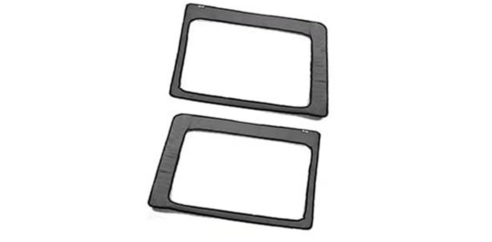 JINFOLI for Jeep, for Wrangler JK 2012-2017 Autodach Hardtop Wärmedämmung Baumwolle Schall Wärmedämmung Pad Innenausstattung Isolierung(Black 4 Door Rear Window Grey) von JINFOLI