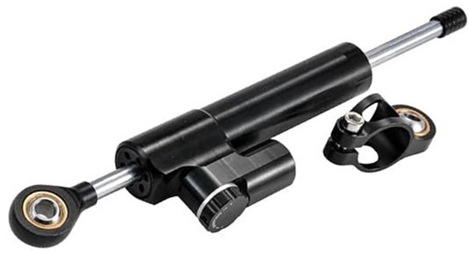 JINFOLI for Null, 10X Roller Lenkung Stabilisator Dämpfer Halterung Vorderrad Modifikation Halterung Elektrische Roller Teile Lenkungsdämpfer(Black Black1) von JINFOLI