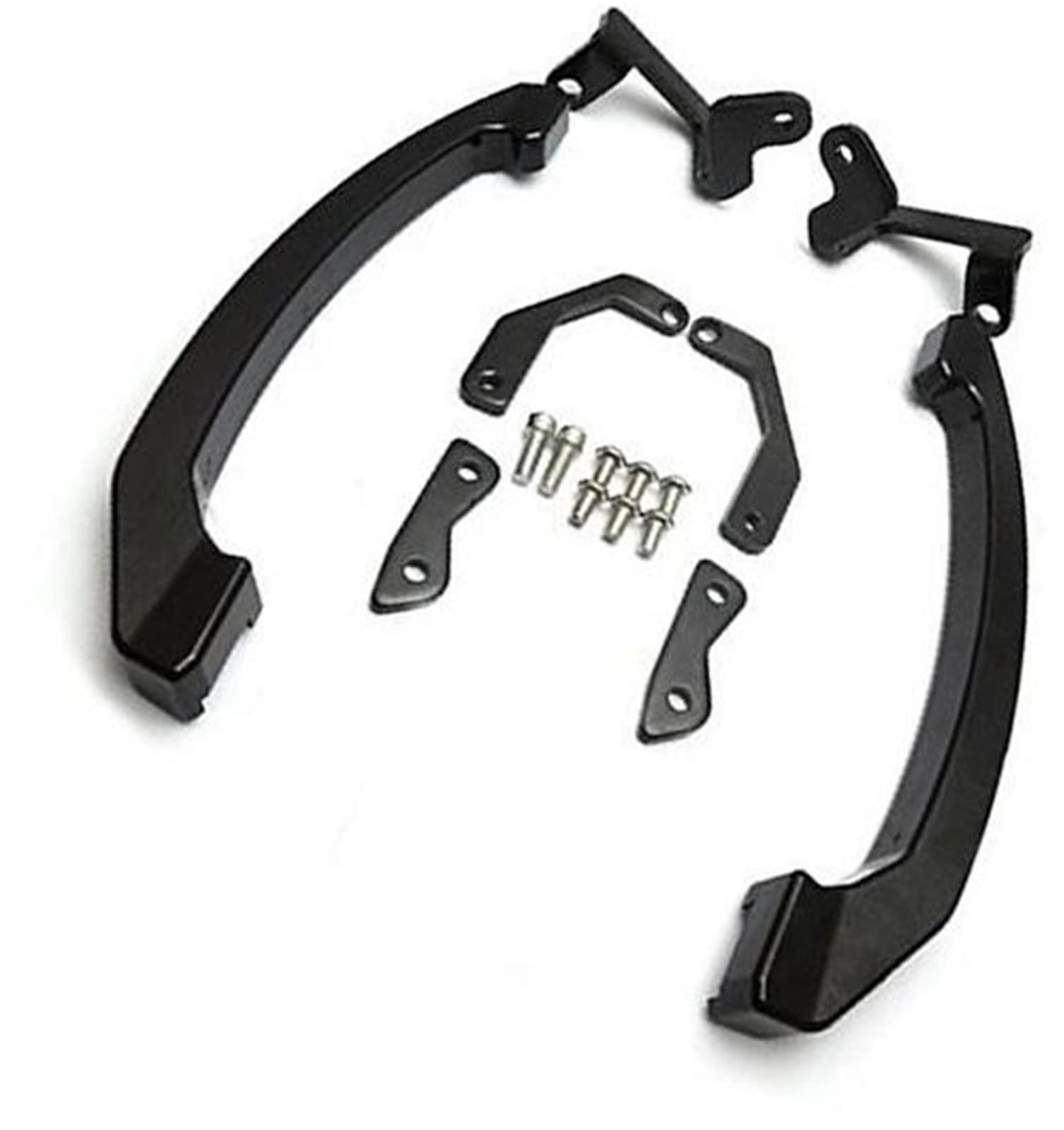 JINFOLI for Yamaha, MT07 FZ07 2014 2015 2016 2017, Motorrad-Rücksitz, Beifahrer-Soziusgriff, Haltegriffe, Armlehne Haltegriffe(Black A) von JINFOLI