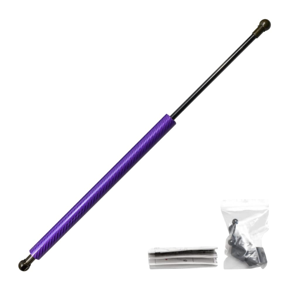 JINGLING Kofferraumstrebe für Yufeng P16 für Striker 2015–2022, Heckklappe, Gasdämpfer, Hebebühne, unterstützt zwei Jahre Garantie, 1 Stück (violette Kohlefaser) von JINGLING