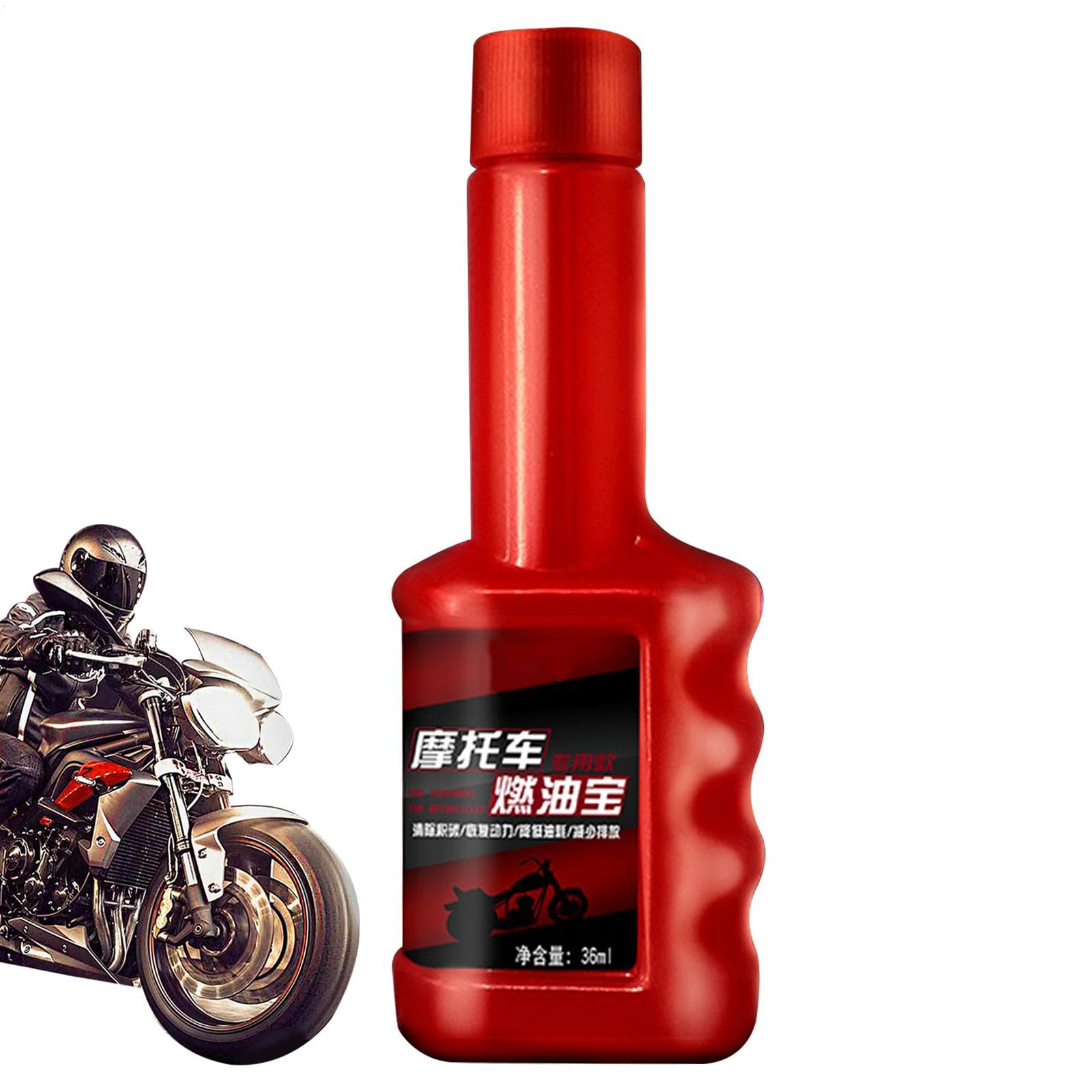 JINGLING Motorbike Benzinstabilisator, 36 ml Additiv für Motorradöl, Motorrad Benzinadditiv, Entferner von Motorkohleablagerungen, DREI-Wege-Katalysatoröl Treasure für Motorräder von JINGLING