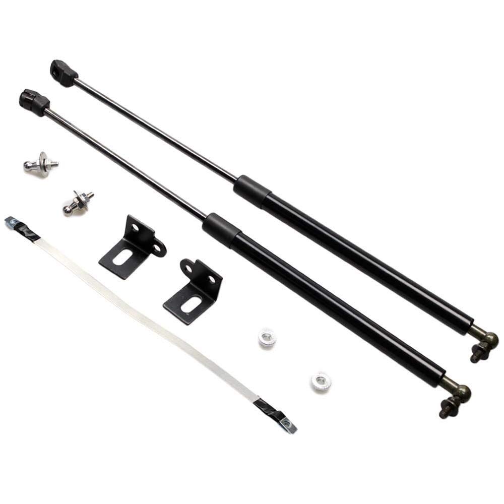 JINGLING Motorhaubenstreben für 3 Axela BK 2003-2009 Limousine Fronthaube Gasdämpfer Lift Supports Modifizieren Kein Bohren ZWEI JAHRE GARANTIE von JINGLINGKJ