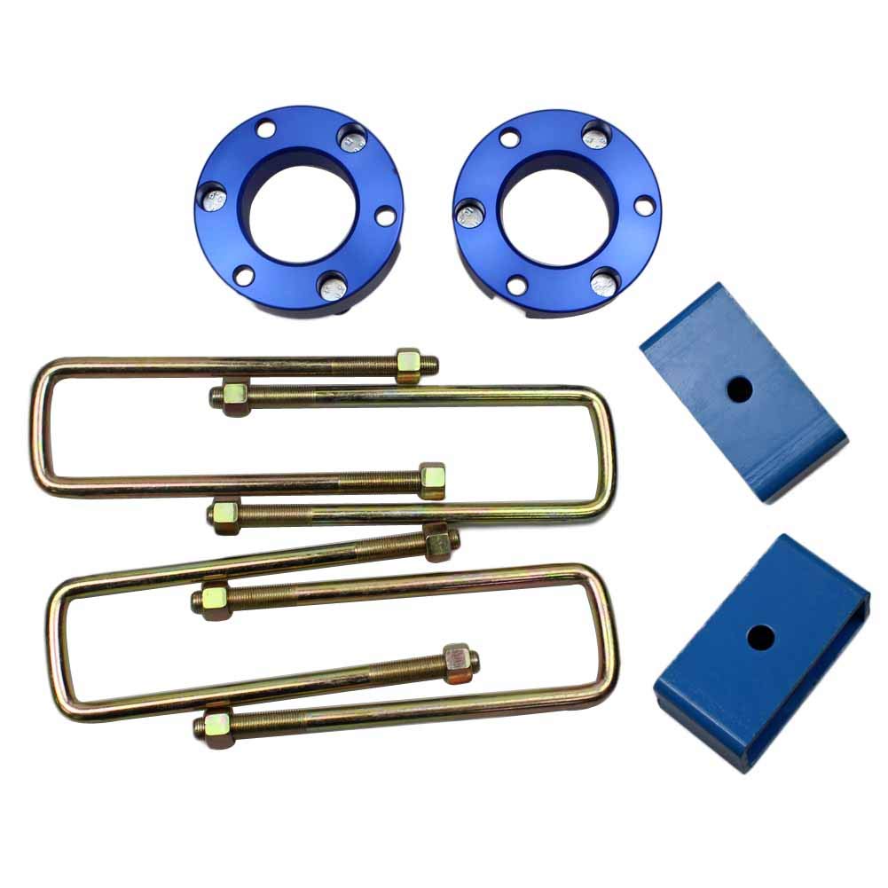 JINGLING Vorderradaufhängung Spacer 51 MM Geschenke Präsentiert Hinterradaufhängungsblöcke Lift Up Kits für Triton L200 2005-2014 UBolt Kit Raise Adapter Federbeinfeder (vorne und hinten) von JINGLING