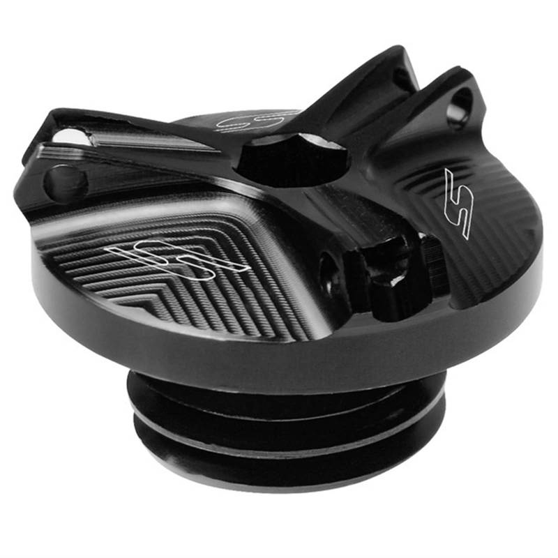 JINGYAOTONG Motorrad-Schraubdeckel für Suzuki GSXS GSX-S 750 1000 1000f 125 150 GSX-S1000 Moto Motorölablassschraube Ölablassschraube Ölablassschraube 2024 (schwarz) von JINGYAOTONG