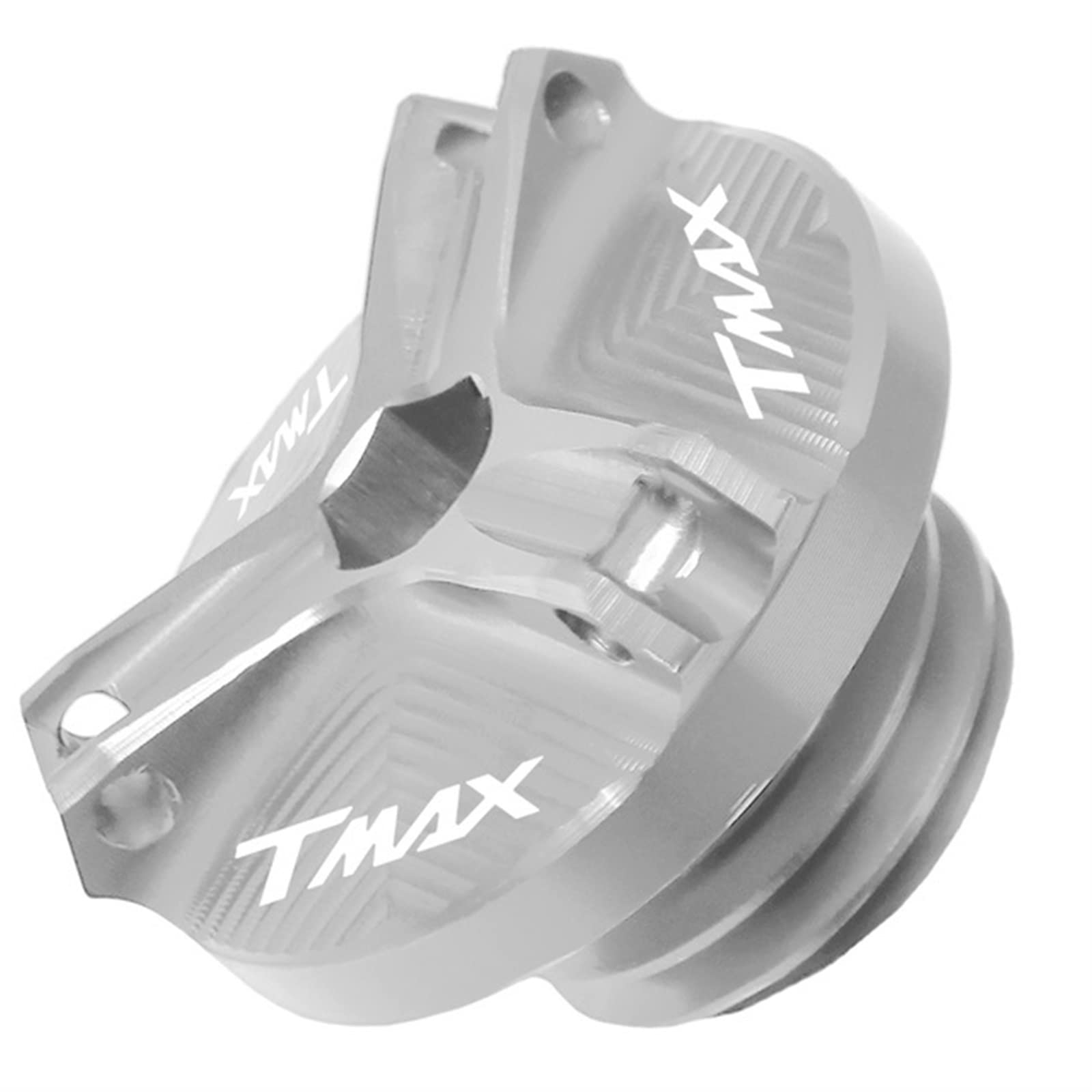 Motorrad-Schraubkappe Für YAMAHA TMAX530/500 2008-2016 T-MAX 500 TMAX 530 SX DX 2017 2018 Motorrad Ölfilter Cup Motor Plug Cap 2024(Sliver) von JINGYAOTONG