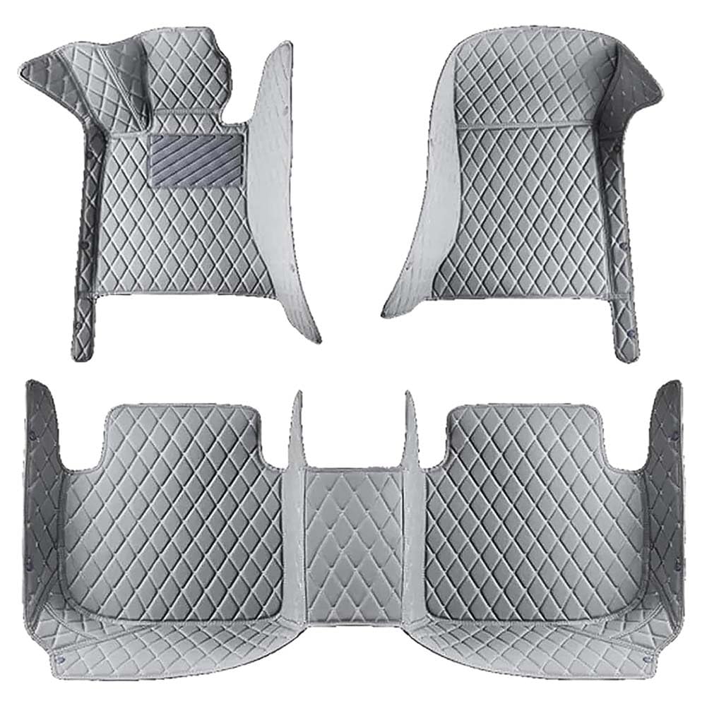 Auto Leder Fußmatten für Lexus GS250 2012-2018 (LHD), Nach Maß Allwetter wasserdichte rutschfeste Auto FußMatte Teppich Set Schutz Interior ZubehöR,G/Grey von JINLINGNB