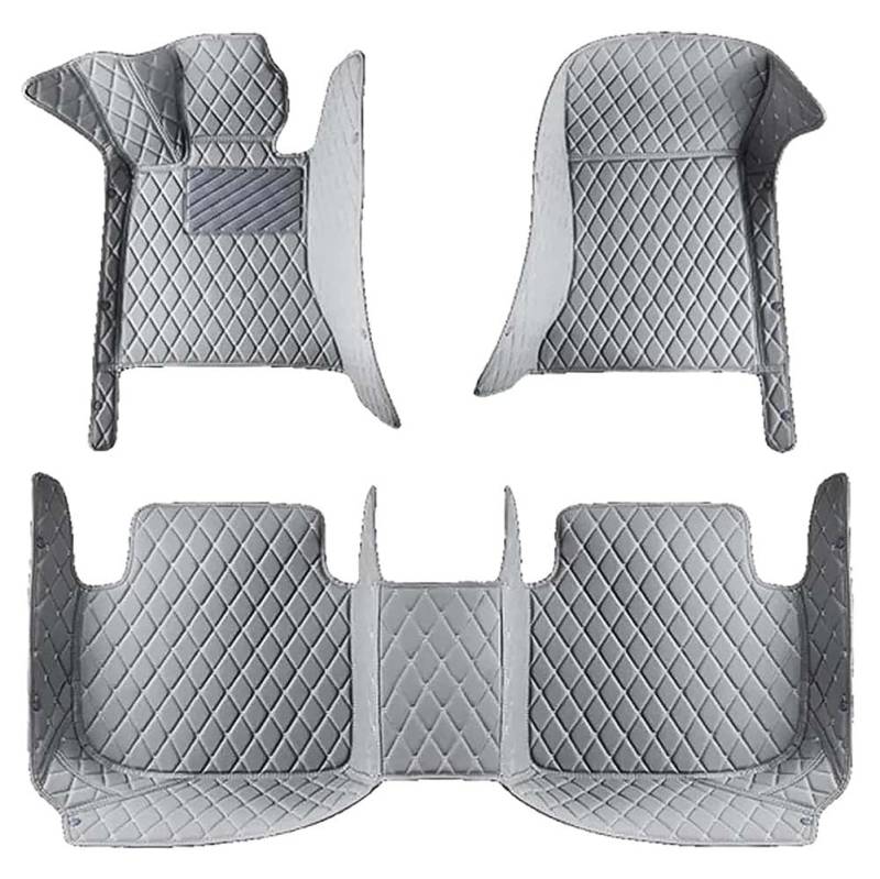 Auto Leder Fußmatten für Lexus RX (5seats) 2016-2023 (LHD), Nach Maß Allwetter wasserdichte rutschfeste Auto FußMatte Teppich Set Schutz Interior ZubehöR,G/Grey von JINLINGNB