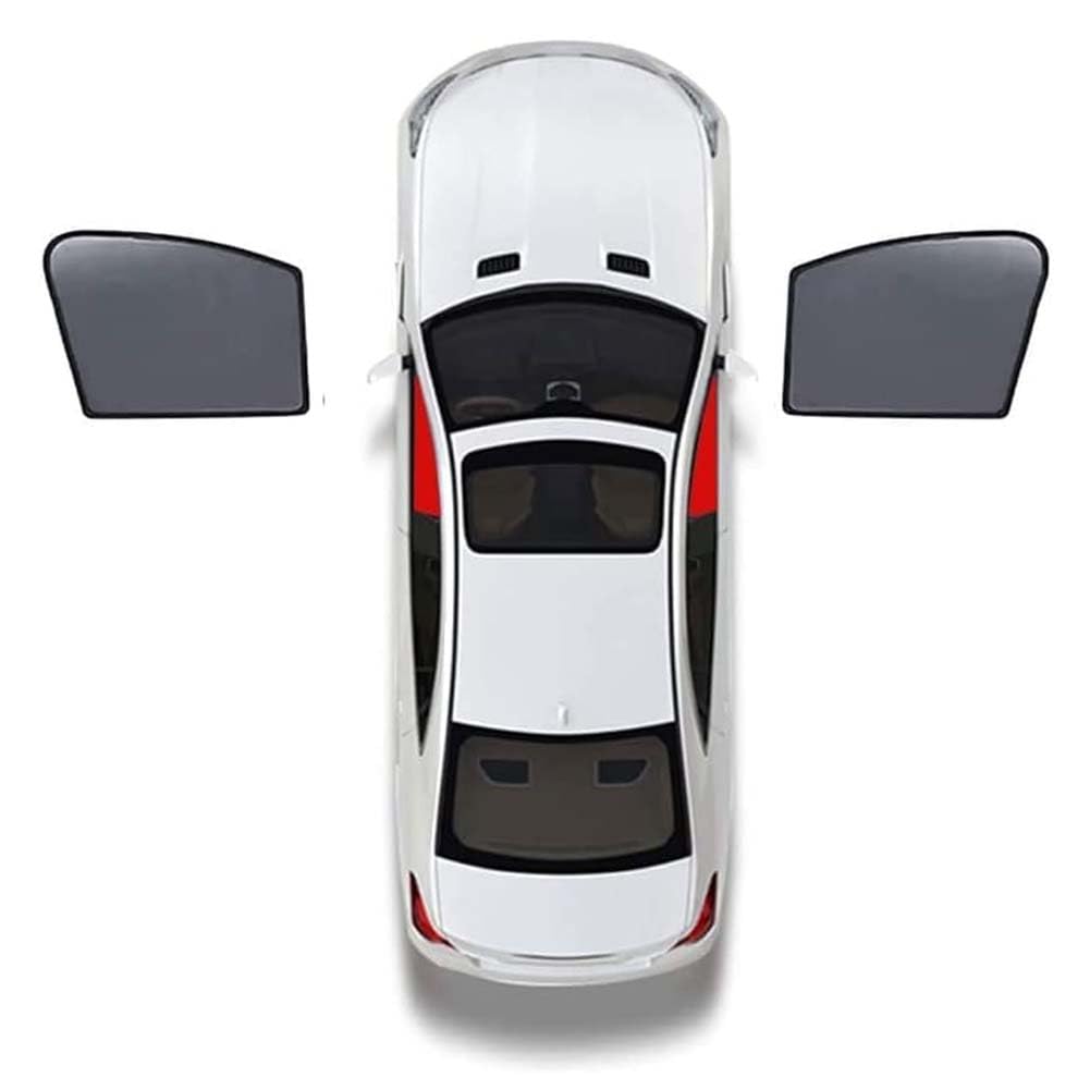 Auto Seitenfenster Sonnenschutz für V-W POLO GTI 2012-2023, Autofenster Verdunkelung Sonnenschutz Sonnenblende Auto ZubehöR,A/2 Front Doors von JINLINGNB