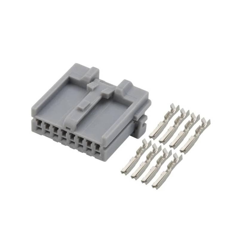 1/2/5/10 Sets 1,2mm 8 Pin Fit for Tiida Lenkrad Haarfeder Wichtigsten Weiblichen Stecker 7283-5980-40(10 SETS_8P) von JINYINGHUA