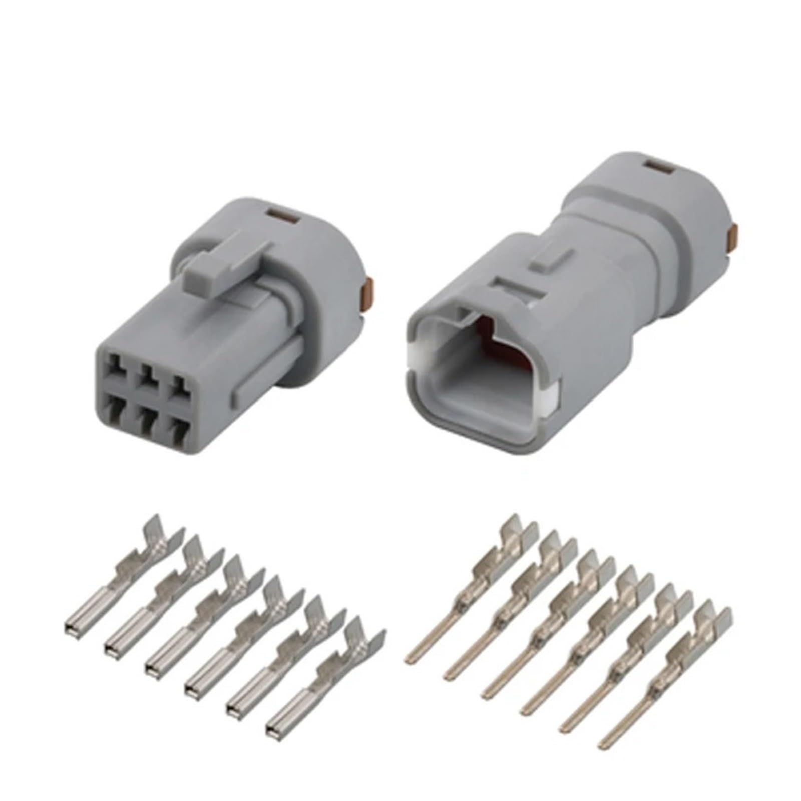 1/5/10/20/Sets 6 Pin MG644483-4 MG614130-4 Automotive Wasserdichten Stecker for Türgriffe(6p Female Male,1 Set) von JINYINGHUA