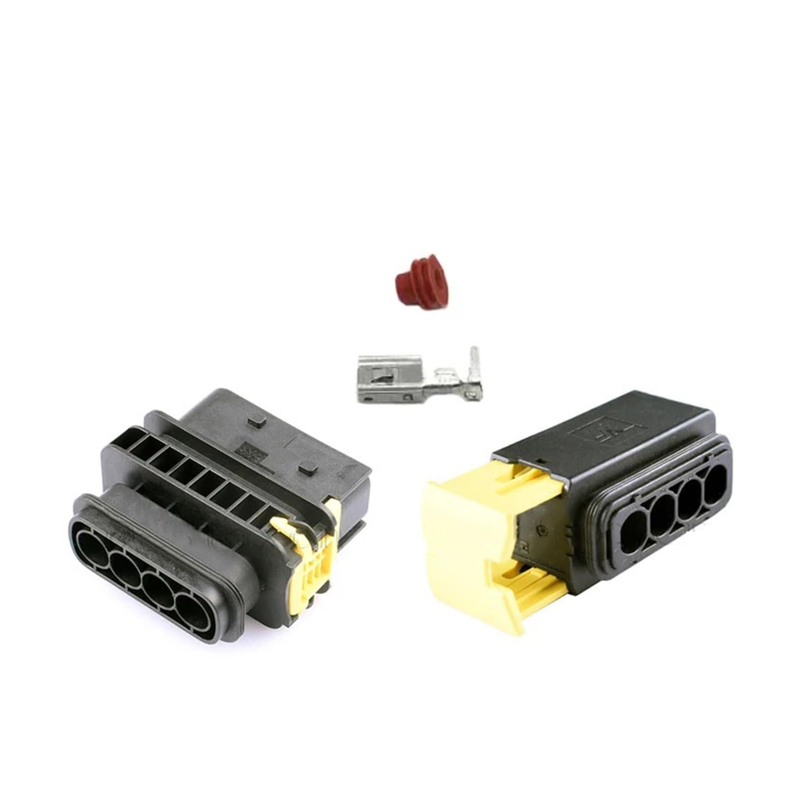 1/5 Sets 4 Ping 1-1564534-1 1-1564330-1 TE-Stecker DJ70431-6,3-21 männlich weiblich Verdrahtungsstecker für Automobile (4p männlich weiblich, 5 Sätze) von JINYINGHUA