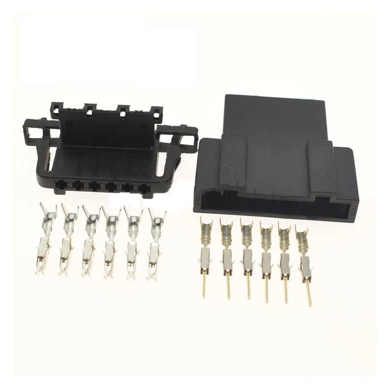 1-20 Sets 6 Pin 1,5mm Auto Kabelstecker Elektronischer Pedalanschluss 3B0972706(Male Female set,20Sets) von JINYINGHUA