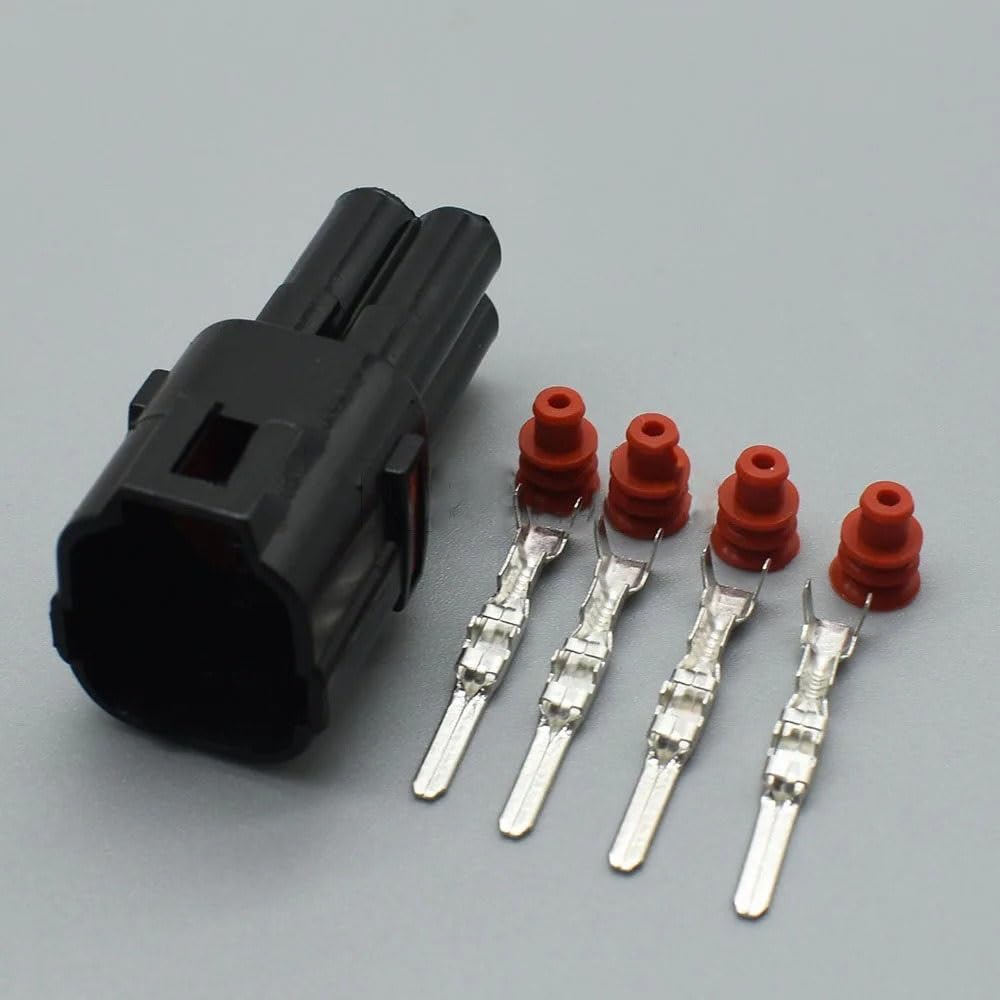 1-20Set 2/3/4 Pin Wasserdicht Schwarz Grau Weiß Kit Auto Stecker PA66 6187-2171 6180-2181 6180-2321(DJ7043-2-11-B,5Sets) von JINYINGHUA