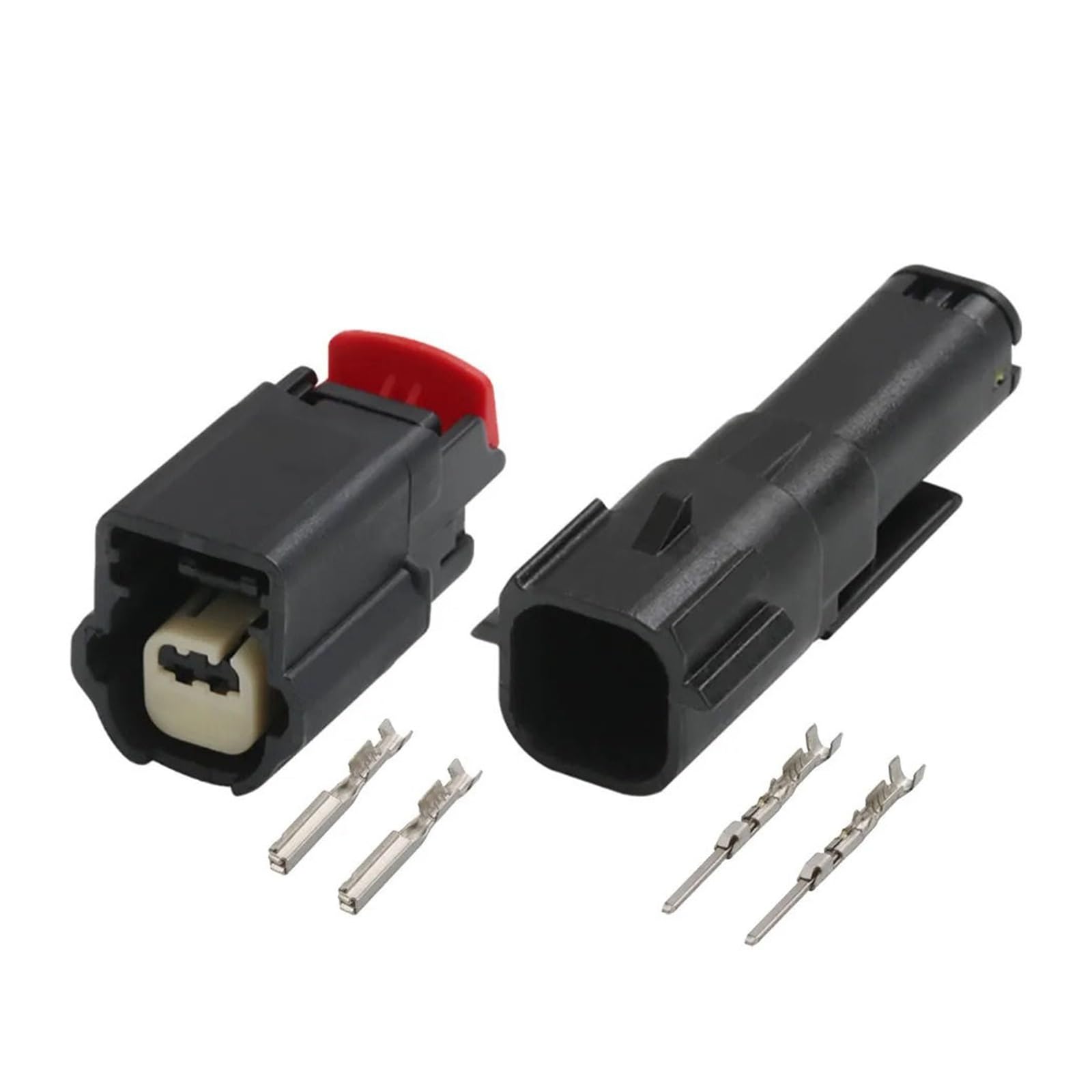 1-20Sets 2Pin Männlich Weiblich Auto Front Bar Sonde Stecker Stecker Mit Terminals for 31402-2110(Male female set,10Sets) von JINYINGHUA