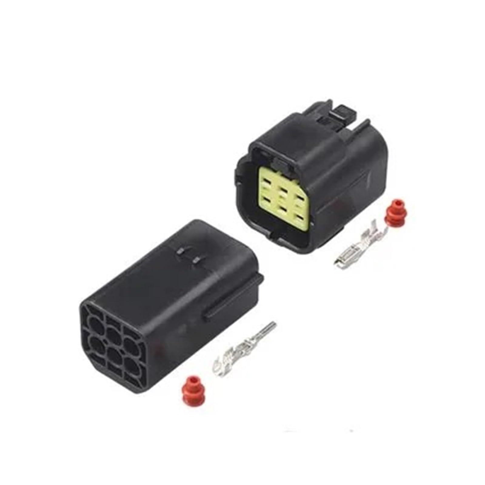 1 Set 1 2 3 4 6 8 10 12 Pin AMP Serie wasserdichter Stecker und Buchse, automatisch versiegeltes elektrisches Set für Pkw und LKW (6P-Buchse) von JINYINGHUA