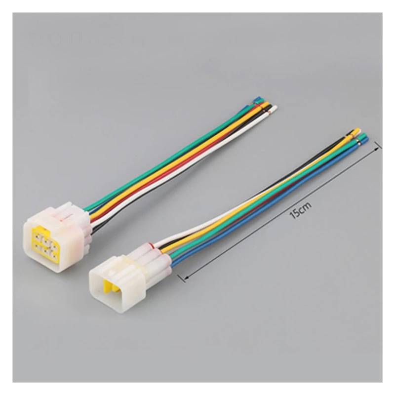 1 Set 2 3 4 6 8 9 16 Pin 2,3 mm Auto mit Draht oder ohne Drahtstecker DJ7041Y-2.3-21 (6p männlich weiblich) von JINYINGHUA