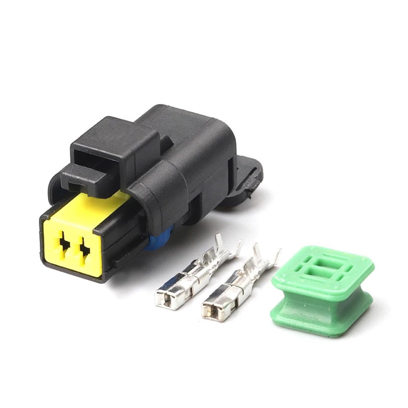 1 Set 2 3 4 6 Pin 1,5 mm wasserdichter Verdrahtungsstecker 211 PC042S4021 Automotive Electric Male Female Black Connector DJ7037A-1.5-11/21 (2p weiblich) von JINYINGHUA