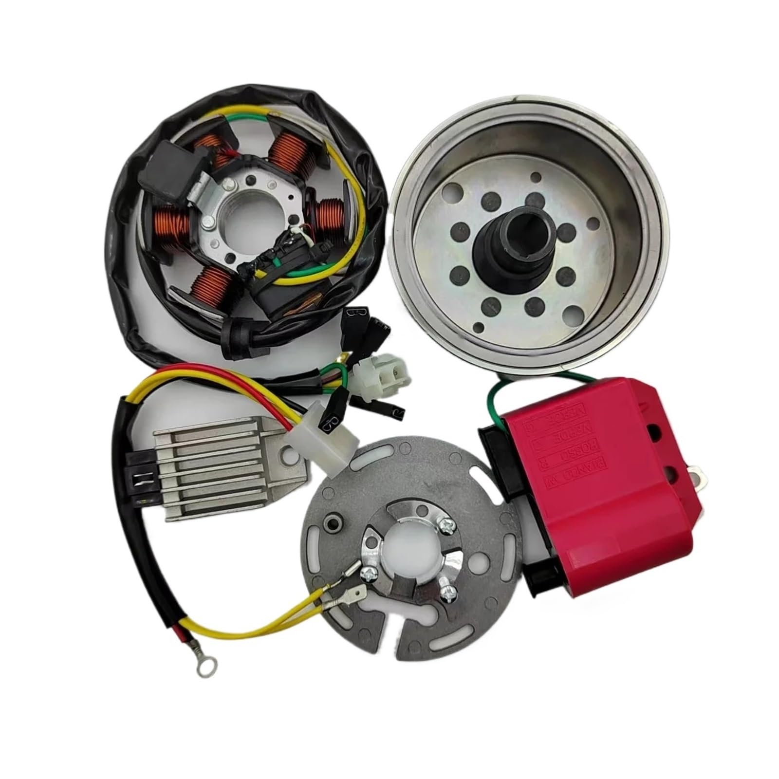 12V Electronics Alternator Ignition Conversion Kit for Simson S50 S51 S53 S83 S70 Schwalbe KR51/2 SR50 SR80(110 mm connection plate) von JINYINGHUA