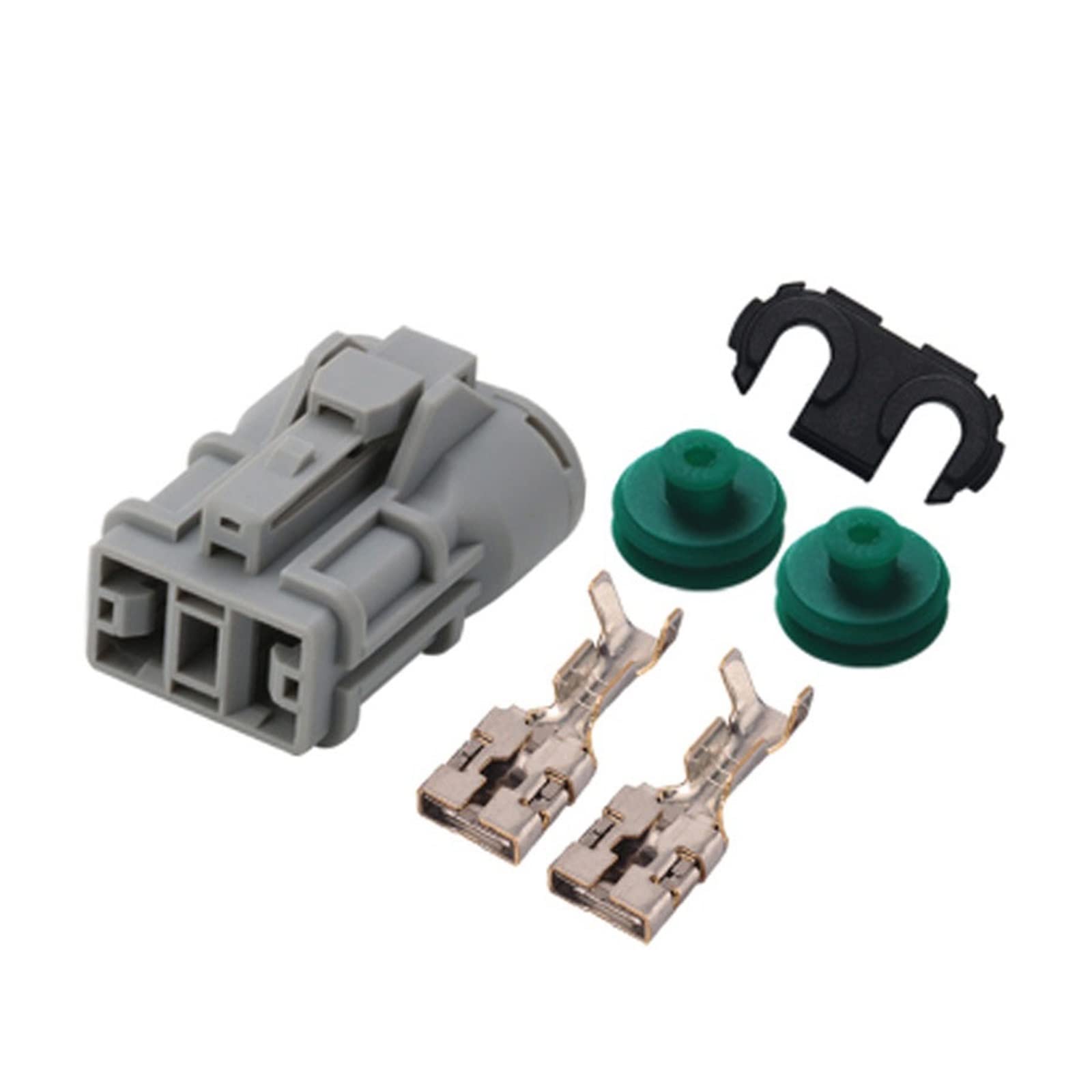 2 Pin 9,5mm Automobil Elektrische Weaterproof Wireharness Stecker Grau Männlich Weiblich Stecker 7222-4220-40 7123-4220-40(2p female,5 sets) von JINYINGHUA