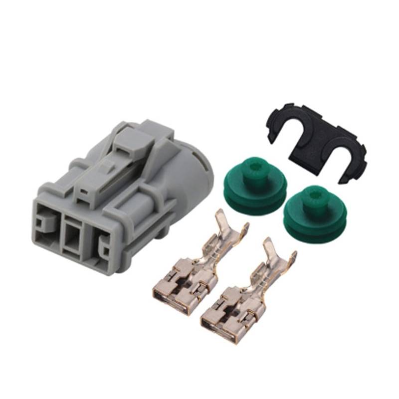 2 Pin 9,5mm Automobil Elektrische Weaterproof Wireharness Stecker Grau Männlich Weiblich Stecker 7222-4220-40 7123-4220-40(2p female,5 sets) von JINYINGHUA