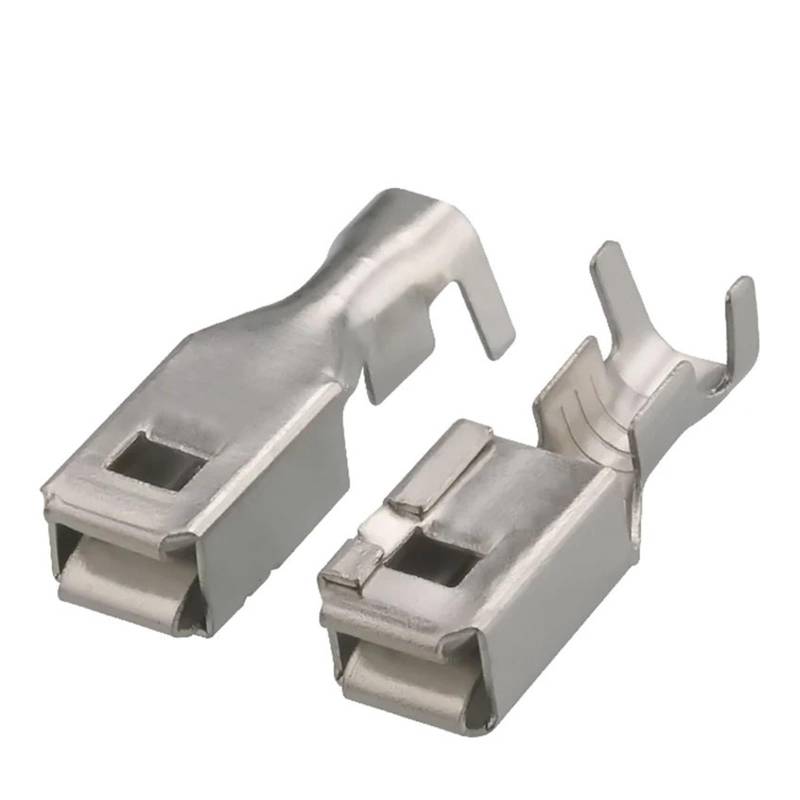 20/50/100/200/Pcs Auto Spleiße DJ624B-D6.3B G211 Crimp Lose Pins Terminals Sicherungskasten Metall 6,3mm Pins for Automobil-anschluss(20 pcs) von JINYINGHUA