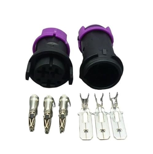 3-Pin Female Male Wire Shell Waterproof Automotive Connector Circular Connector 813 971 987 813971987 813 972 928 813972928(100sets female male) von JINYINGHUA