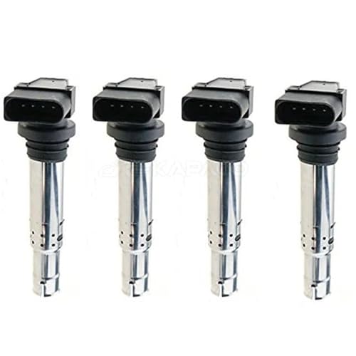 4 PCS 036 905 715 F Ignition Systems Coil For Golf Beetle A1 A3 1.6FSI 1.4T 0986221023 von JINYINGHUA