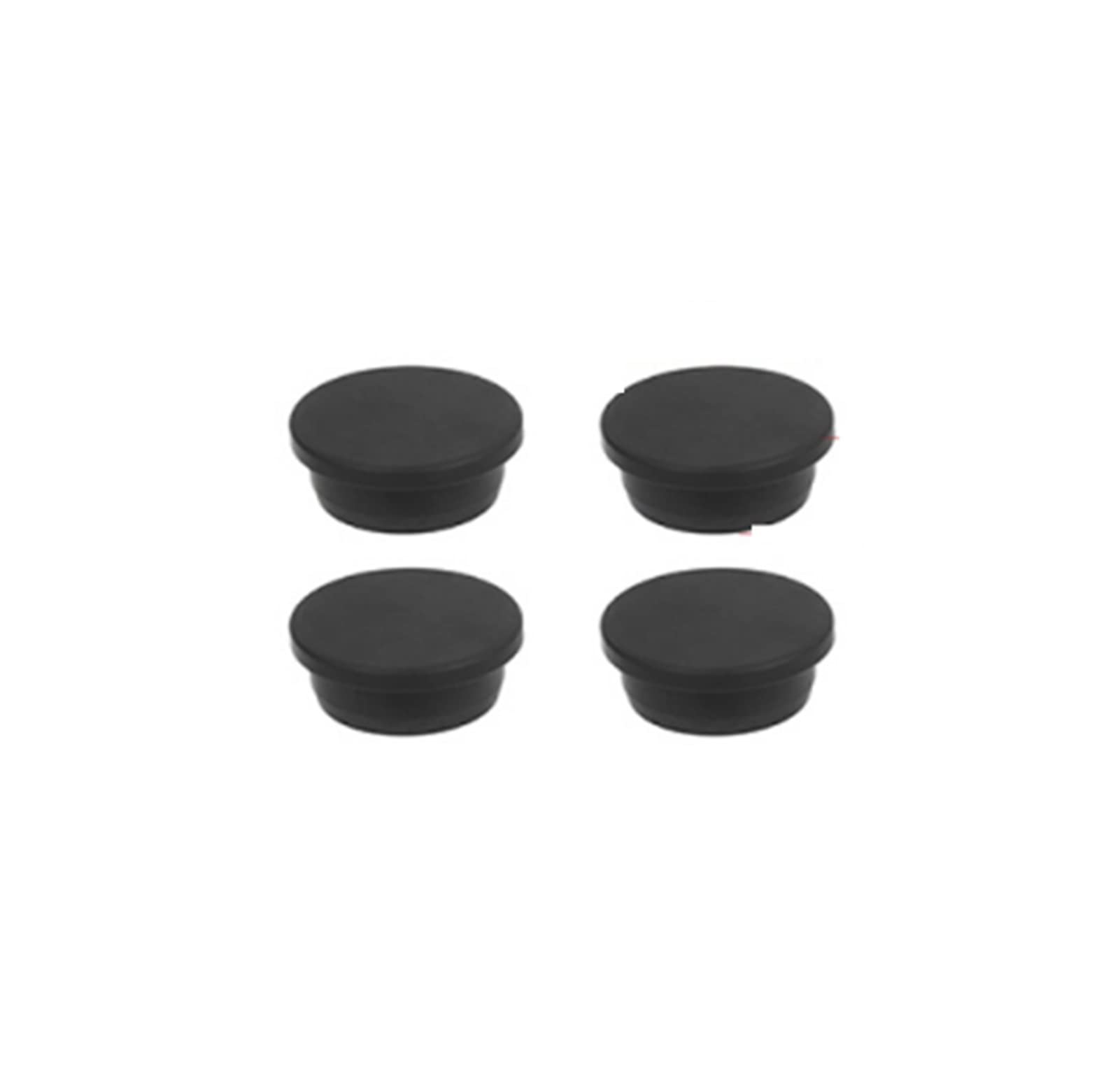 Ablassschraube for Bodenwanne des Autochassis, rundes Loch, wasserdichte Schutzabdeckung for die Ablassschraube, kompatibel mit TJ 1997-2006, Dunkles Zubehör(4Pcs-Emulsion Plug) von JINYINGHUA