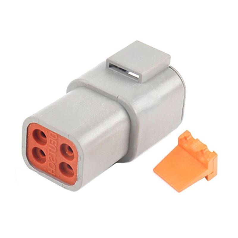 1 Set 2 4 Pin Auto Stecker DTP04-4P DTP06-4S DTP04-2P Neue Spot Hohe Strom Serie 25A Strom(4p Male) von JINYINGHUA