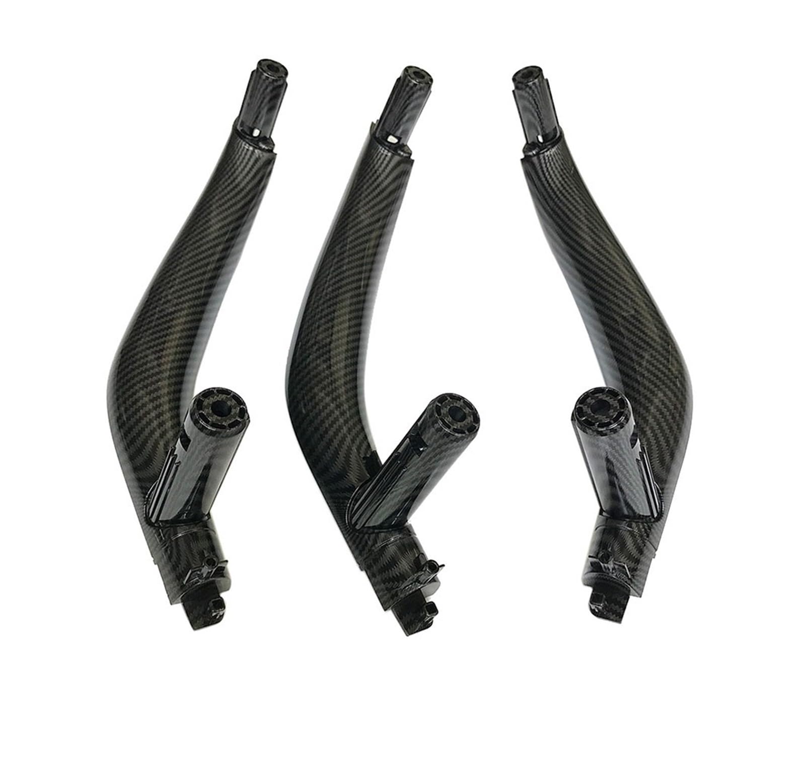 JINYINGHUA Links und rechts, Innentürgriff aus Kohlefaser mit Außenabdeckung, Montagesatz, kompatibel mit X5, X6, F15, F16 2014–2018(RHD Handle Set) von JINYINGHUA