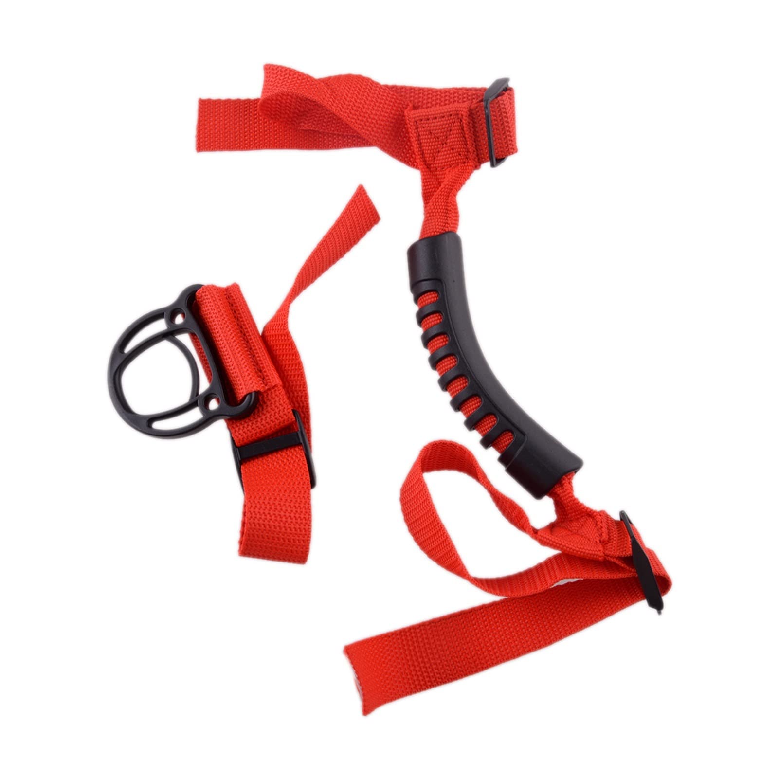 JINYINGHUA Red Roll Stange Grab Dachgriff Griffhalter mit Kleiderhaken kompatibel mit CJ TJ YJ JK JL 1955-2018 2019 2020 2021 82211740 von JINYINGHUA