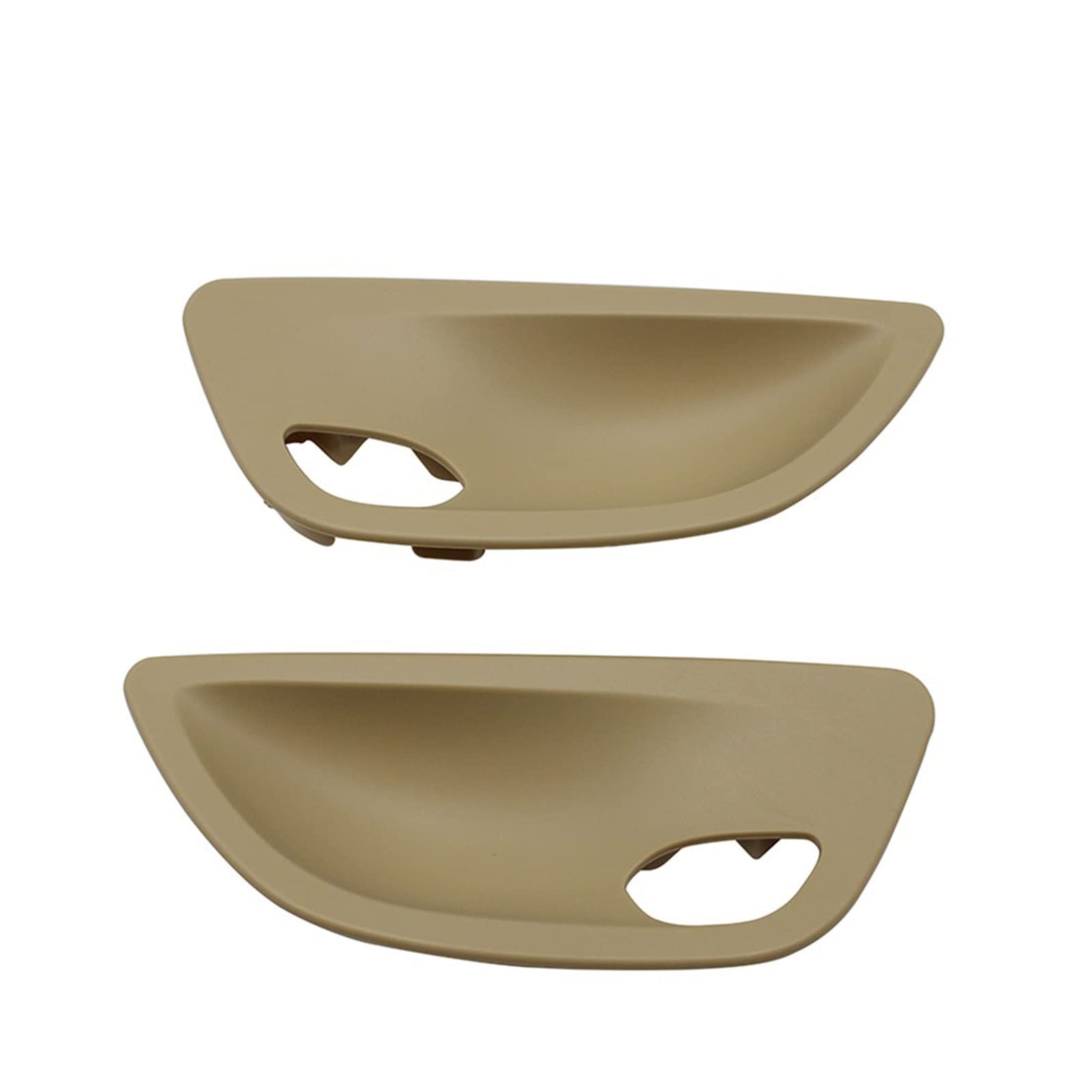 JINYINGHUA Türgriff-Abdeckungsverkleidung Links/rechts ohne Atmosphärenlicht, Ersatz, kompatibel mit 5er-Serie F10 F11 F18 520i 523i 525i 528i(Beige 1 Pair) von JINYINGHUA