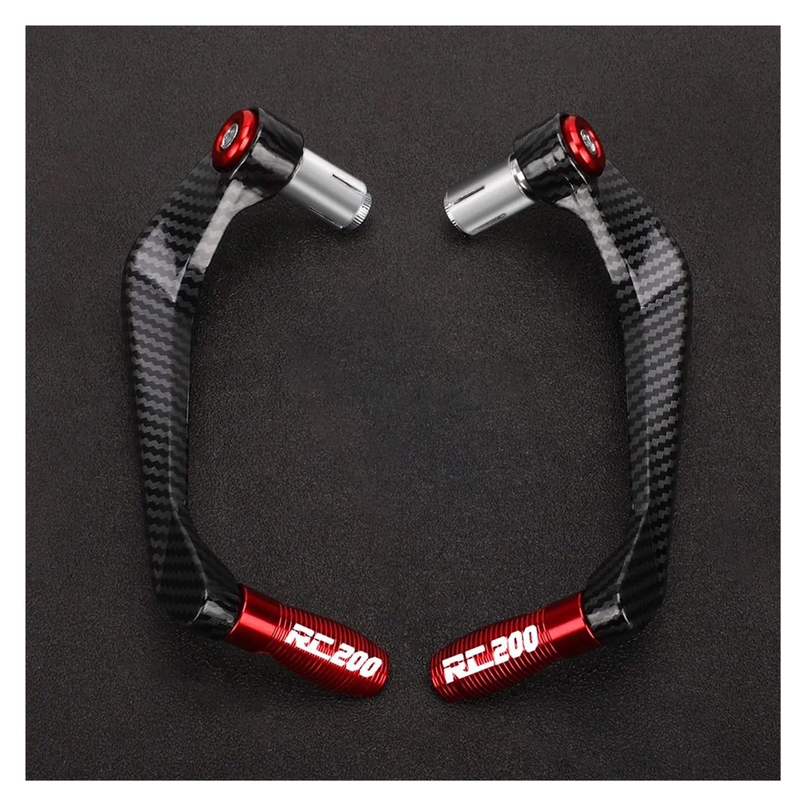 JINYRYP Lenkerschutzschild Für RC200 RC 200 2014 2015 2016 2017 2018 22 Mm Motorradzubehör Lenkergriffe Endschutz Für Bremskupplungshebel(C) von JINYRYP