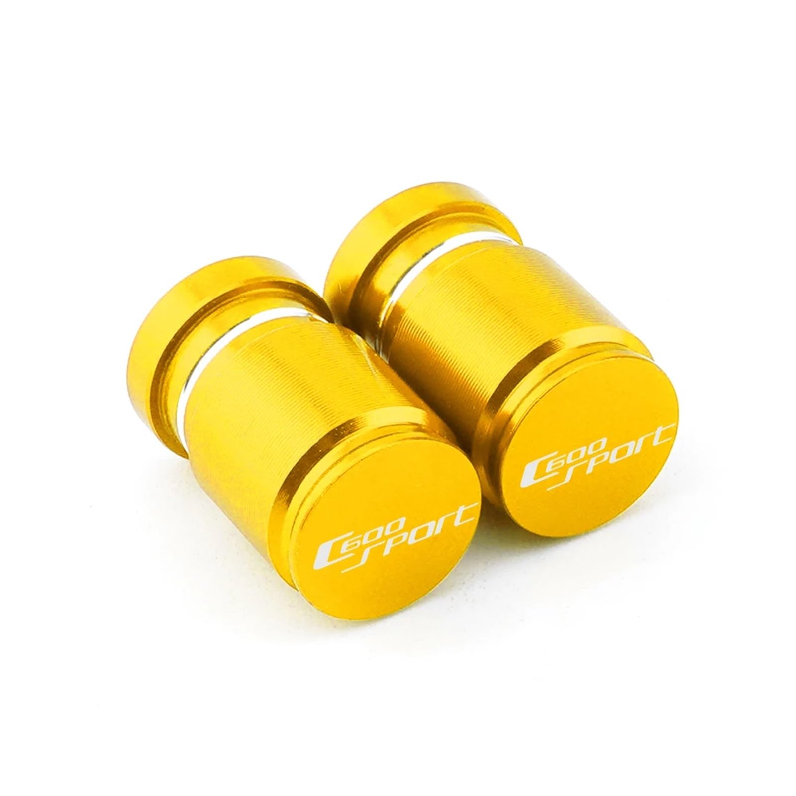 Motorradreifenventil Für C600SPORT C600 Sport C 600 Motorrad CNC Zubehör Rad Reifen Ventil Air Port Stem Abdeckung Kappe Stecker(Yellow) von JINYRYP