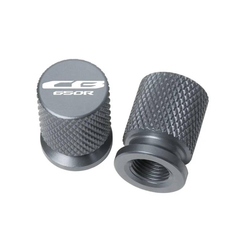 Motorradreifenventil Für HON@&DA CB650R Alle Jahre Universal Motorrad CNC Aluminium Reifen Ventil Air Port Stem Abdeckung Kappen(E) von JINYRYP