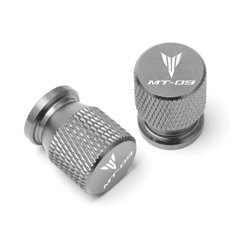 Motorradreifenventil Für MT-09 MT09 Mt 09 2017 2018 2019 Motorrad CNC Rad Reifen Ventil Air Port Stem Caps Abdeckungen Zubehör(Titanium) von JINYRYP